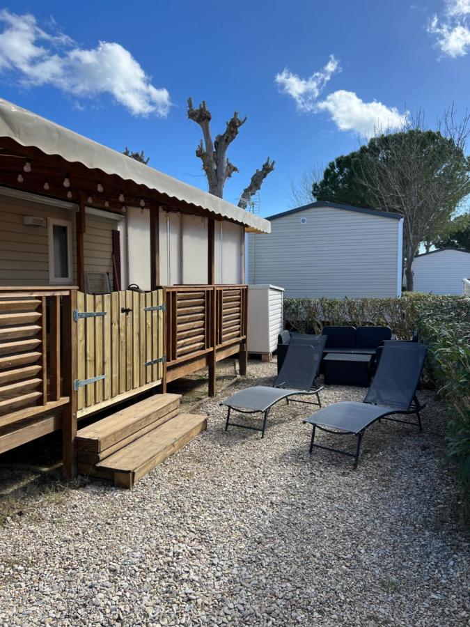 Mobilhome La Carabasse Vias Plage Ngoại thất bức ảnh