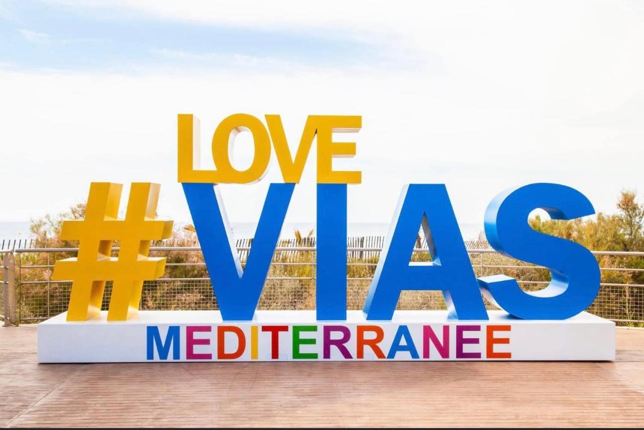 Mobilhome La Carabasse Vias Plage Ngoại thất bức ảnh