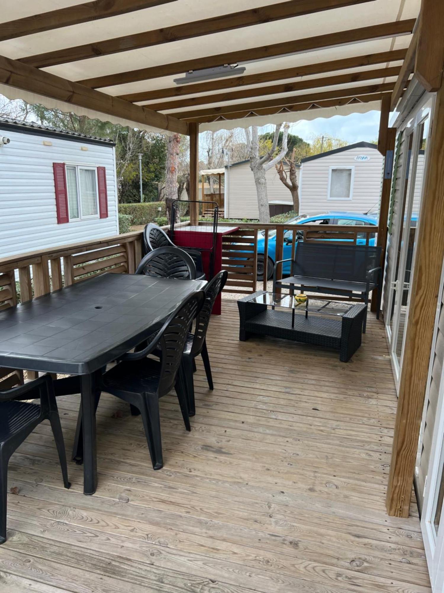 Mobilhome La Carabasse Vias Plage Ngoại thất bức ảnh
