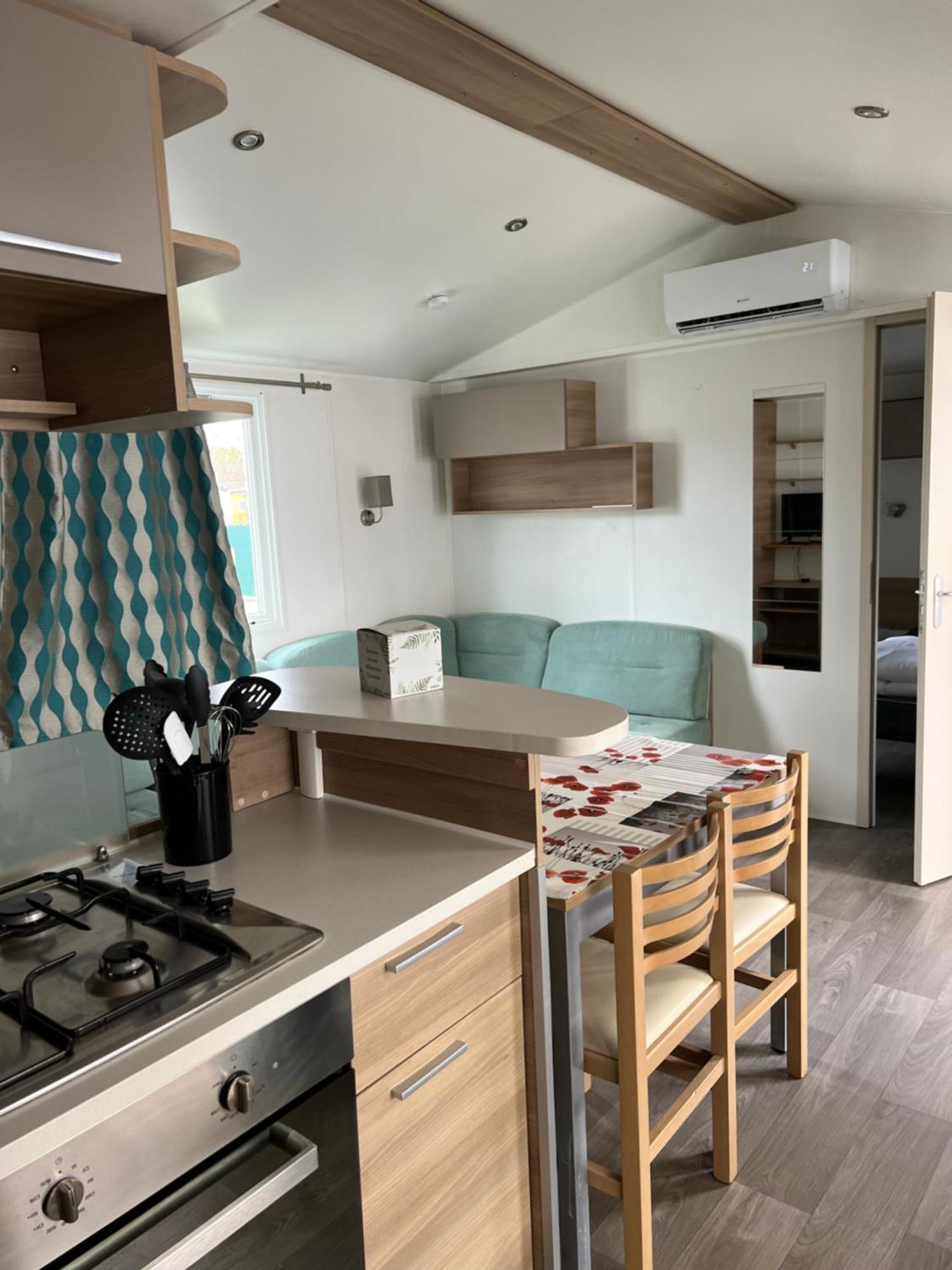 Mobilhome La Carabasse Vias Plage Ngoại thất bức ảnh